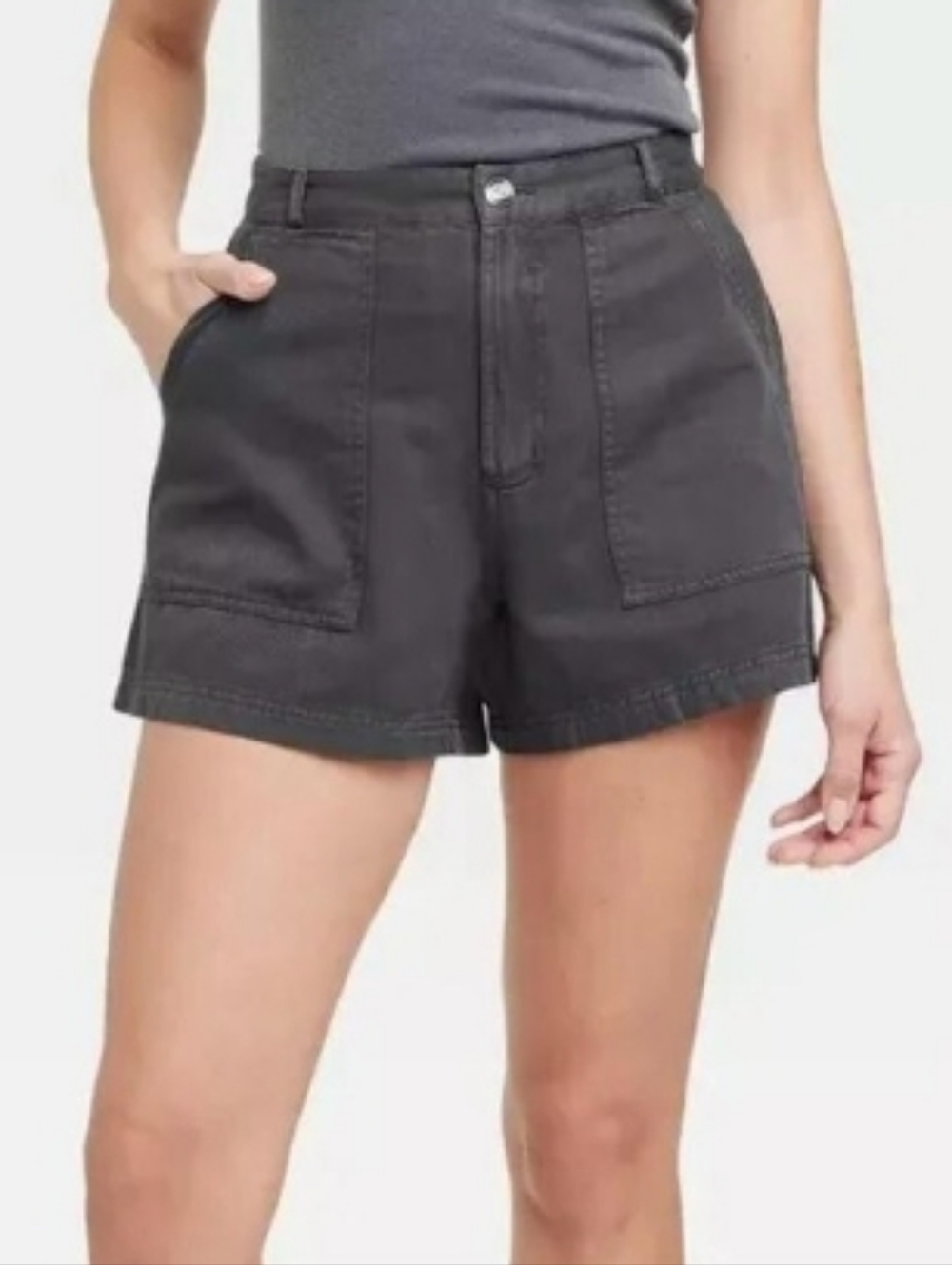 Universal Thread Utility Shorts Charcoal Sz 12